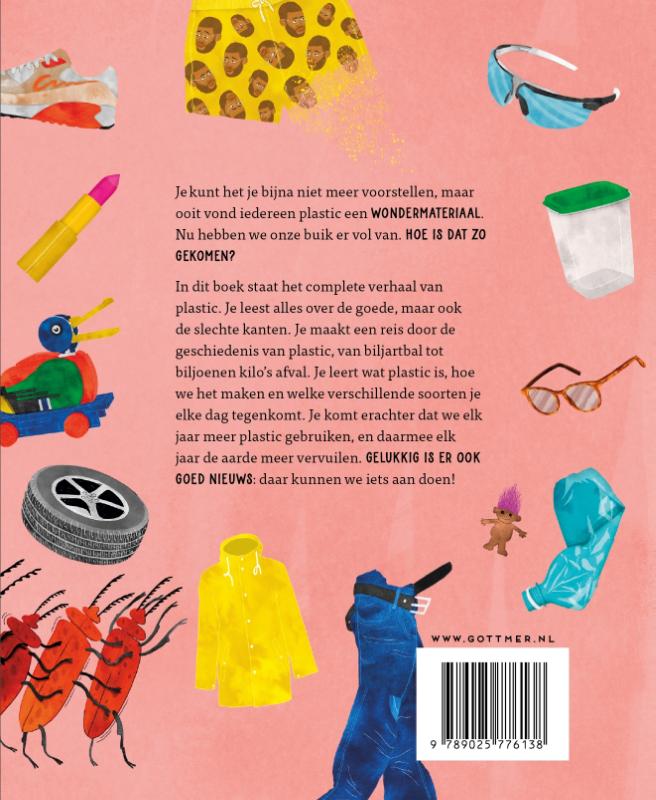 Achterkant van Tot over mijn oren in het plastic