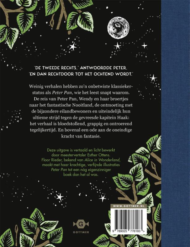 Achterkant van Peter Pan