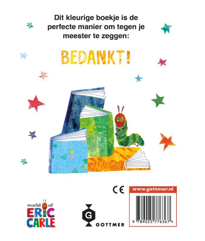 Achterkant van Dank je wel, meester