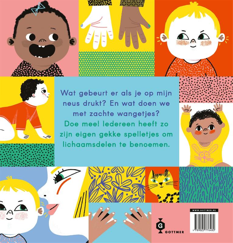 Achterkant van Het neus-, tenen en buikboek
