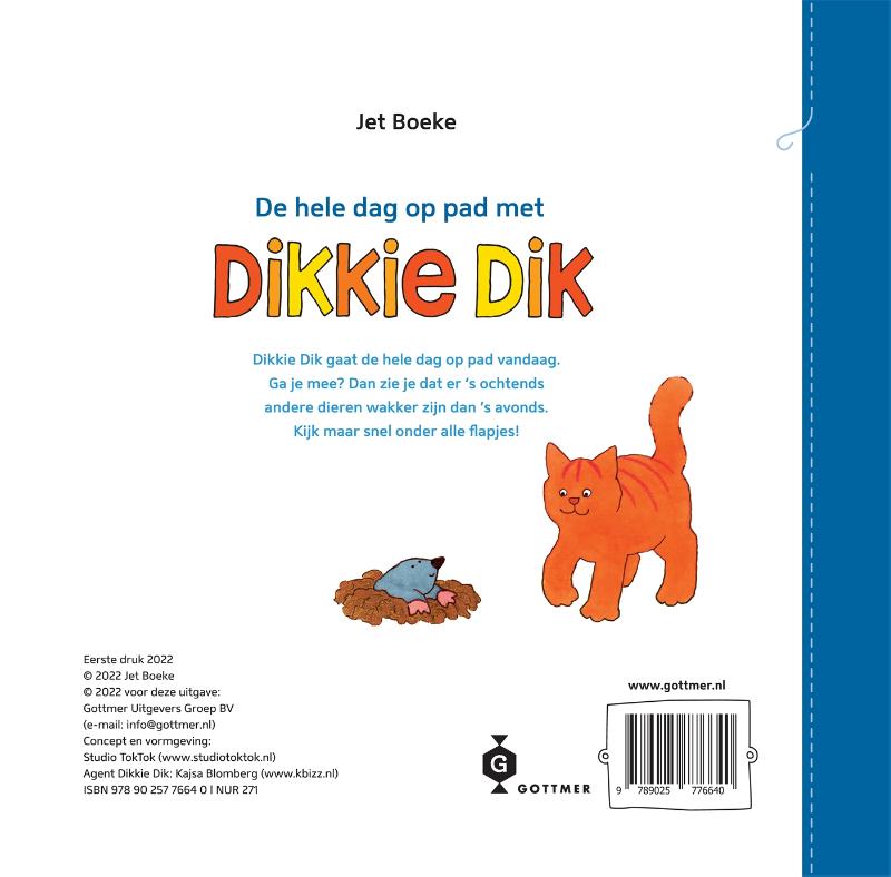 Achterkant van De hele dag op pad met Dikkie Dik