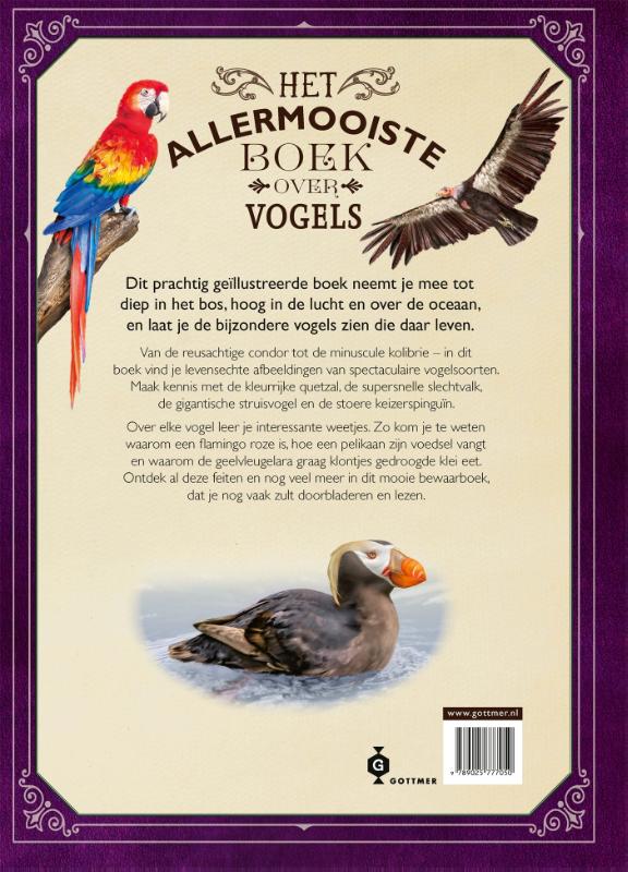 Achterkant van Het allermooiste boek over vogels