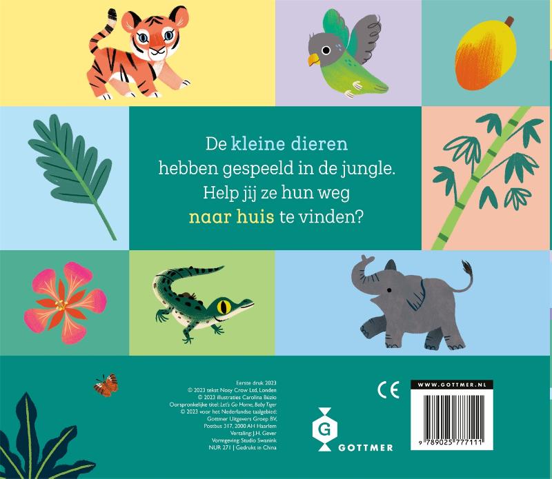 Achterkant van Kom je thuis, kleine tijger?
