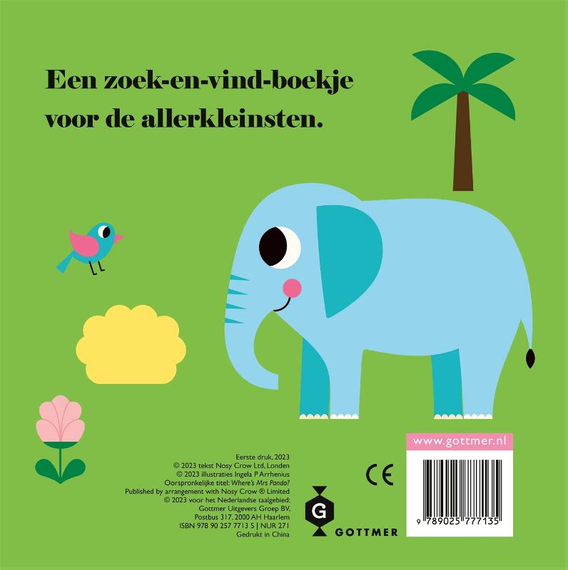 Achterkant van Panda, waar ben je?