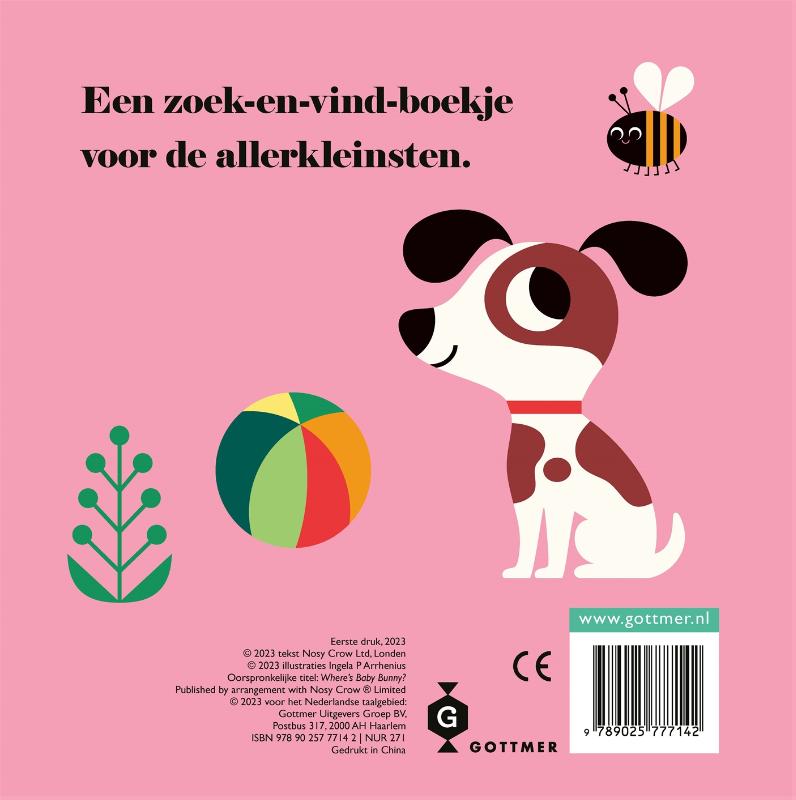 Achterkant van Konijntje, waar ben je?