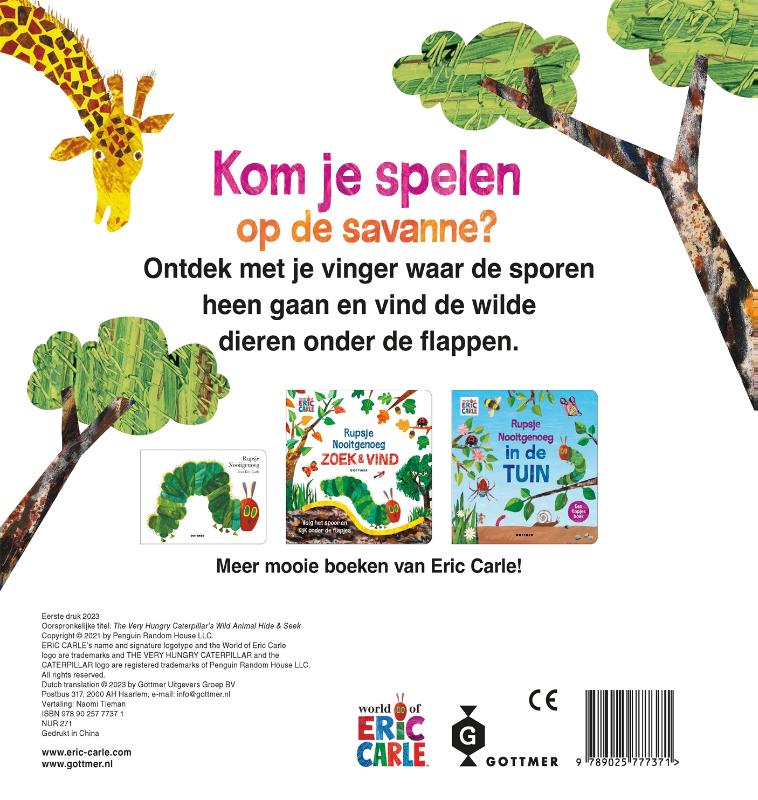 Achterkant van Zoek & vind - Wilde dieren