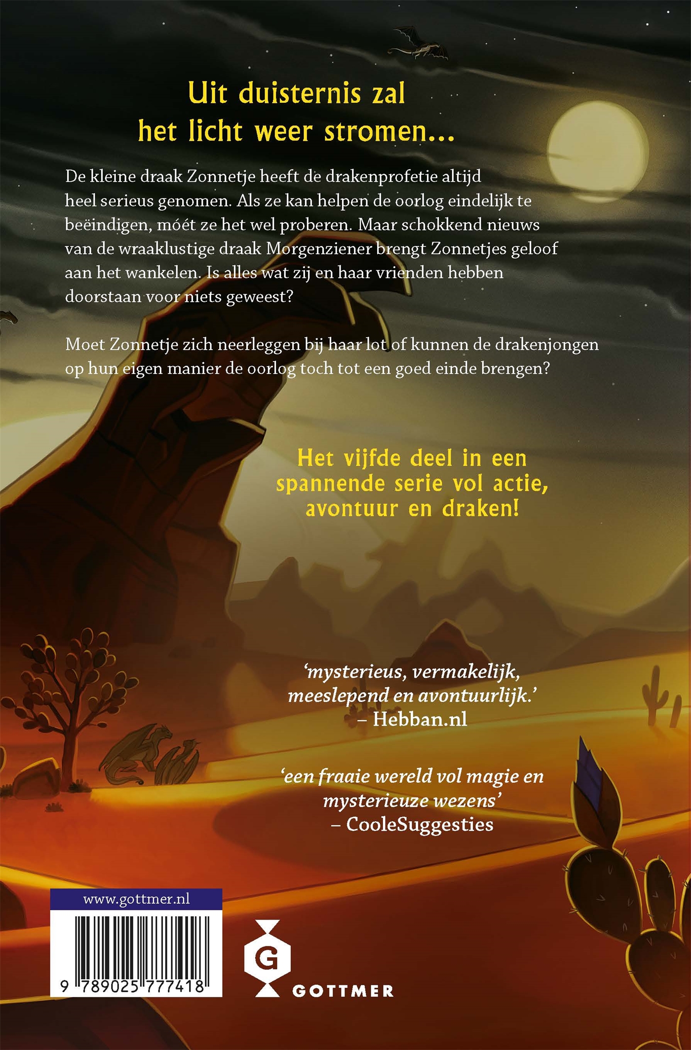Achterkant van De helderste nacht