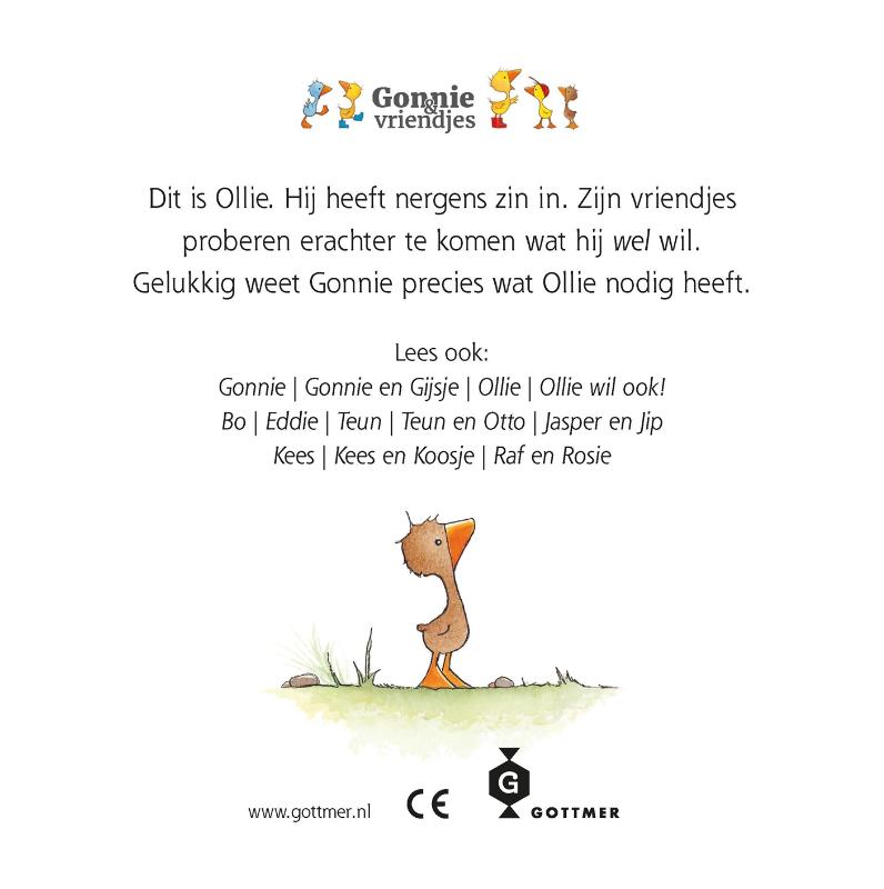Achterkant van Wat wil Ollie?