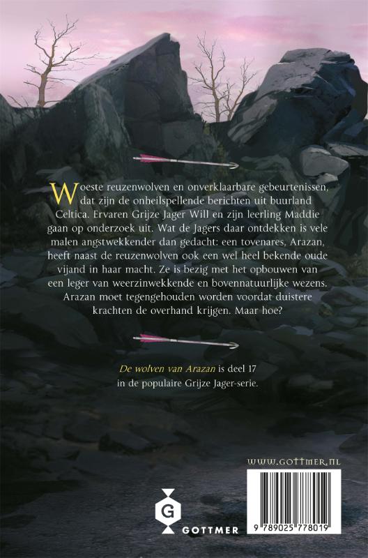 Achterkant van De wolven van Arazan