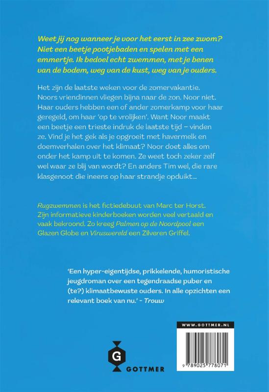 Achterkant van Rugzwemmen