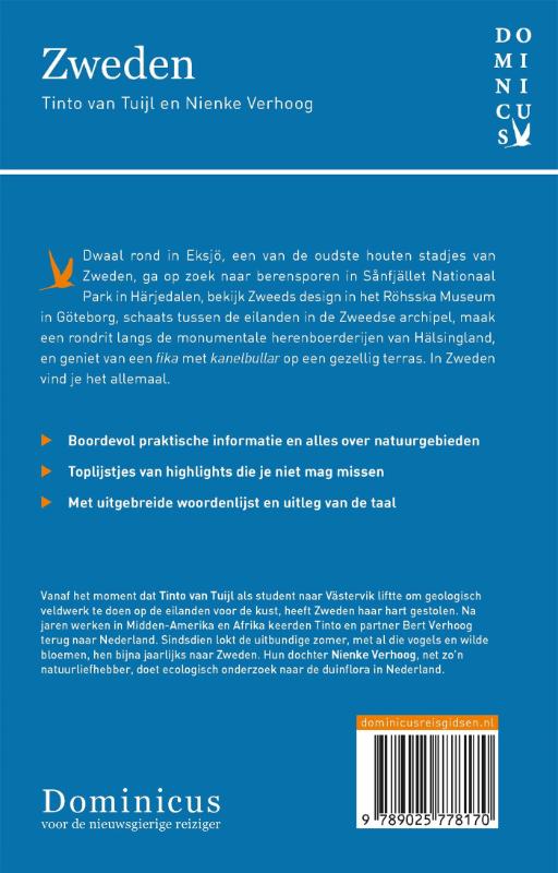 Achterkant van Zweden