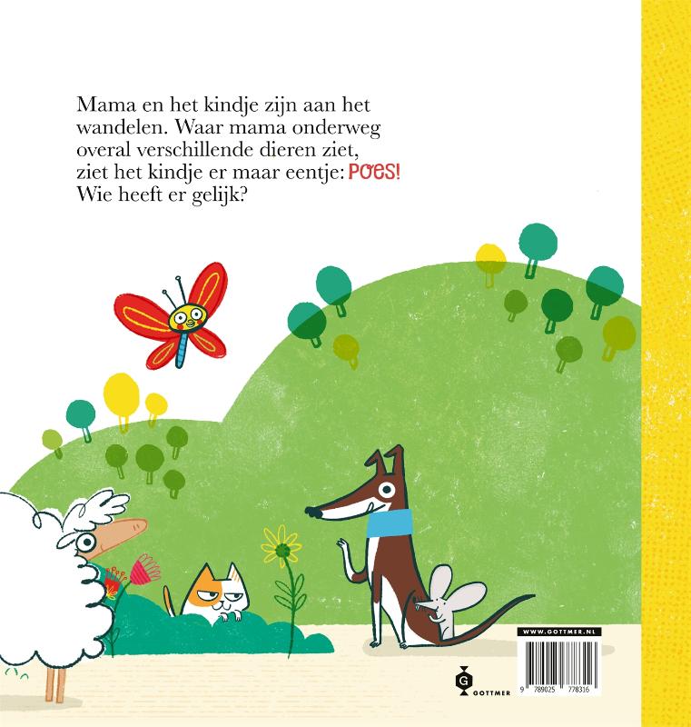 Achterkant van Poes!