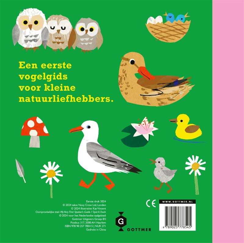 Achterkant van Ik zie een eend