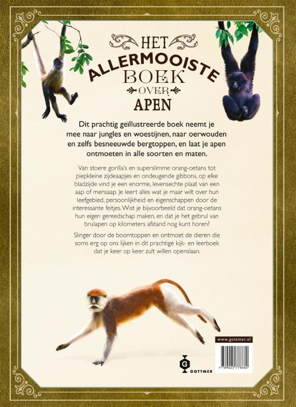 Achterkant van Het allermooiste boek over apen