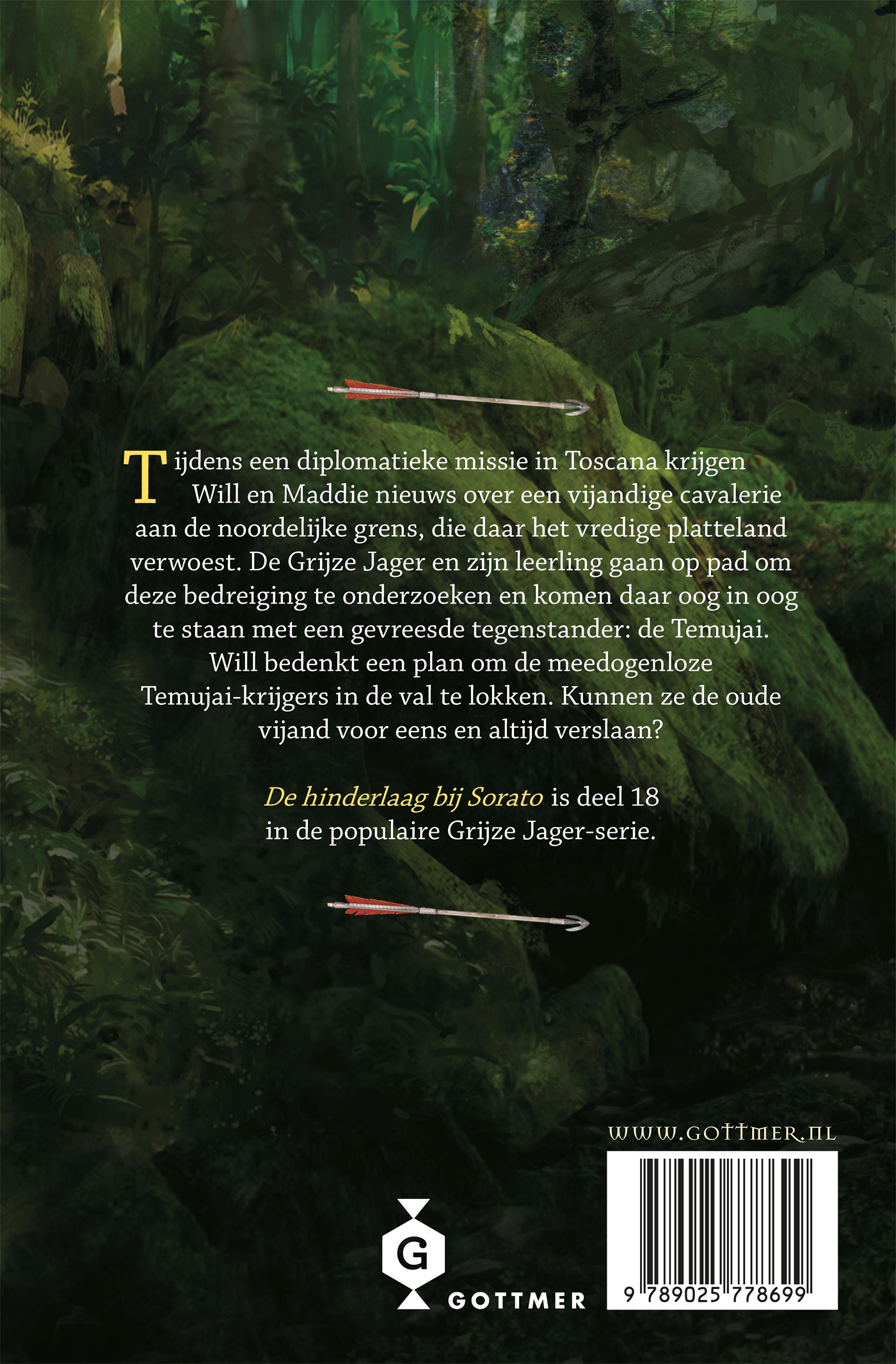 Achterkant van De hinderlaag bij Sorato