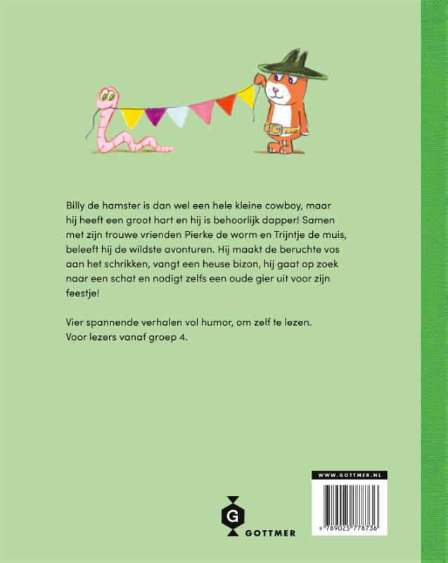Achterkant van Het wilde leven van Billy de hamster
