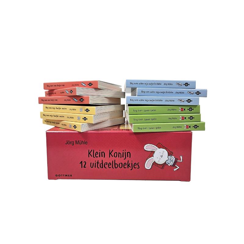 Achterkant van Klein Konijn 12 uitdeelboekjes