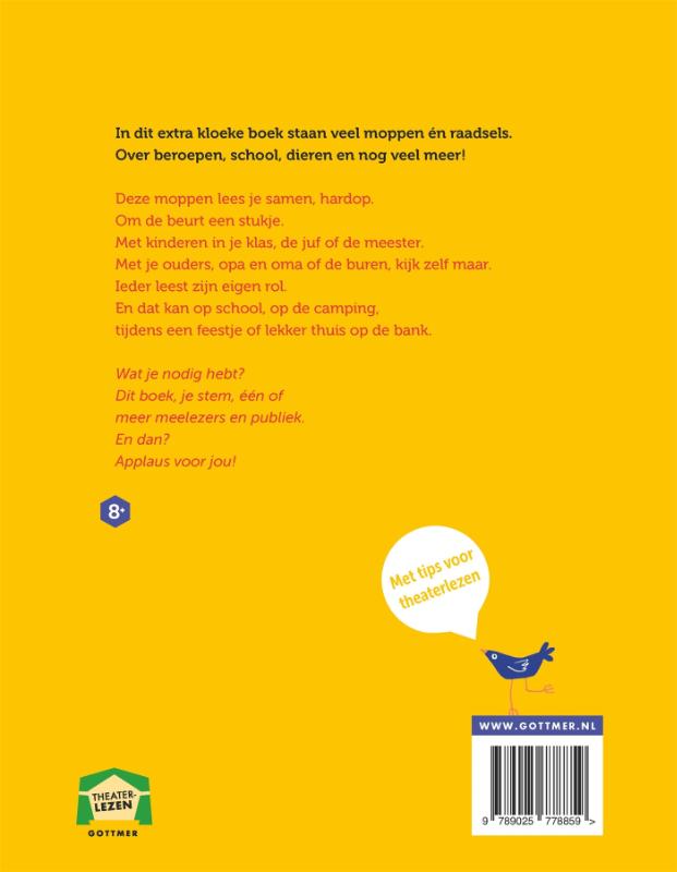 Achterkant van Het extra kloeke moppenboek