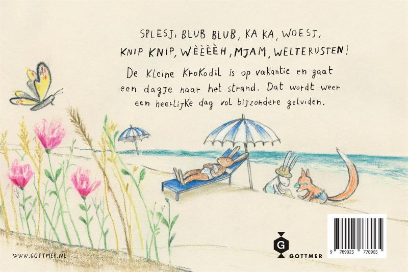 Achterkant van Wat zegt de kleine krokodil op vakantie?