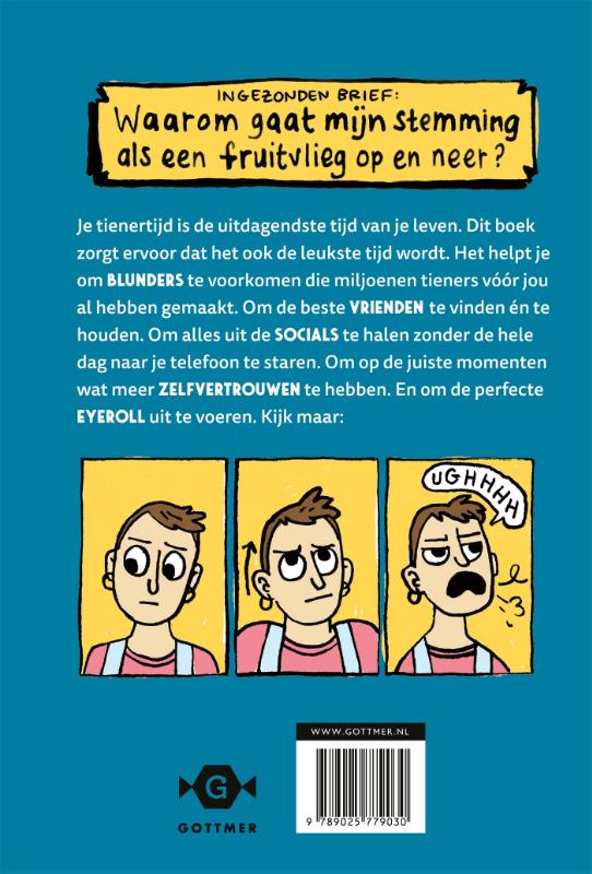 Achterkant van Schaam je gerust dood voor je ouders