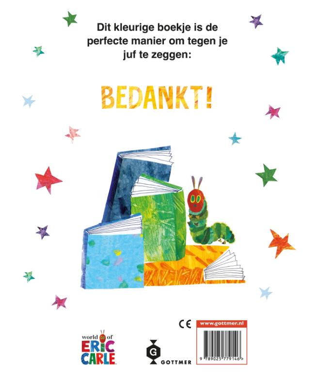 Achterkant van Dank je wel, juf