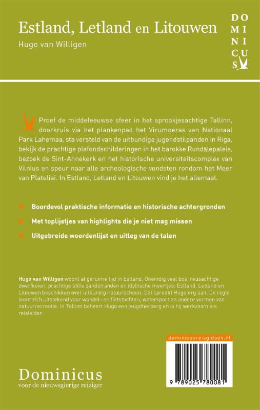 Achterkant van Estland, Letland en Litouwen