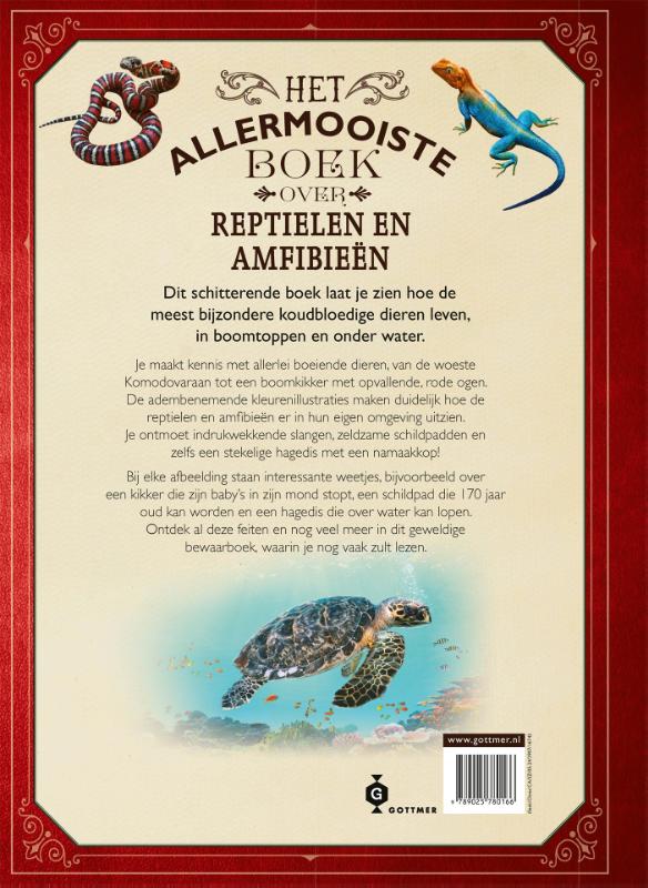 Achterkant van Het allermooiste boek over reptielen en amfibieën