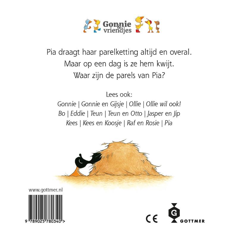 Achterkant van De parels van Pia