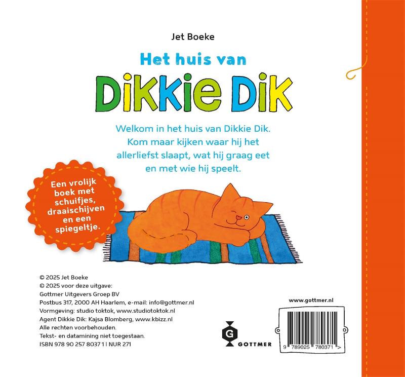 Achterkant van Het huis van Dikkie Dik