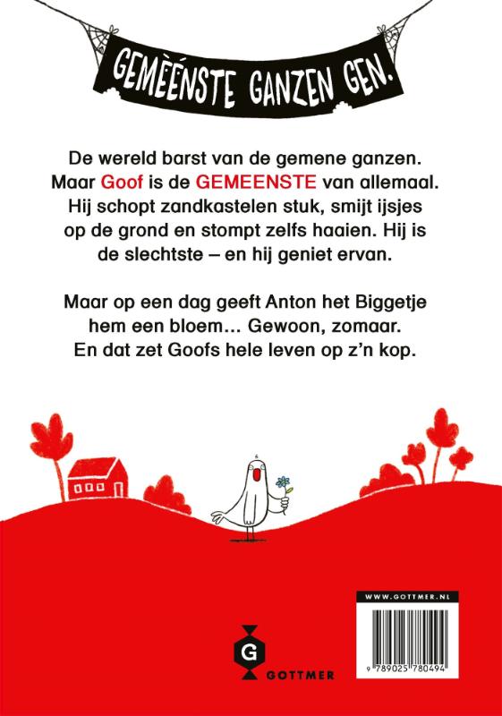 Achterkant van Goof is de gemeenste gans ter wereld