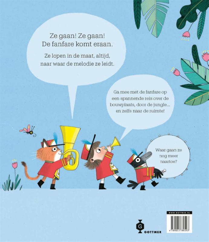 Achterkant van Daar komt de fanfare