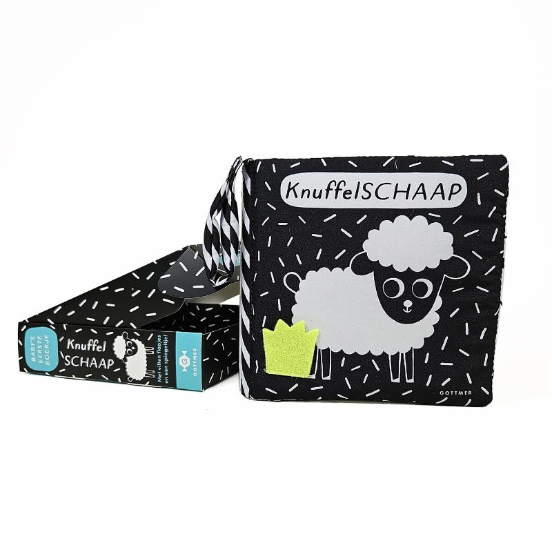 Achterkant van KnuffelSCHAAP