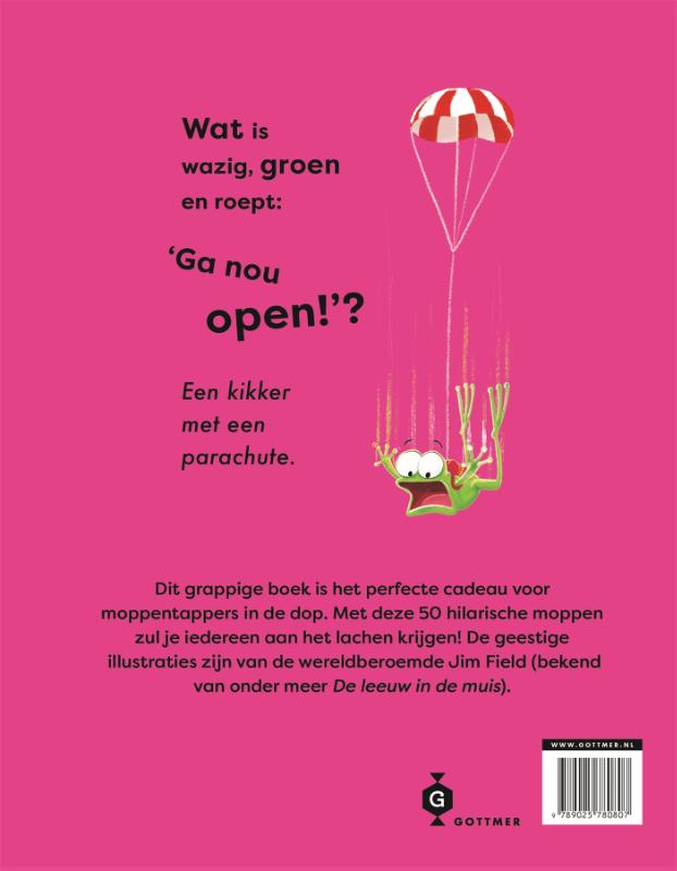 Achterkant van Mijn allereerste moppenboek