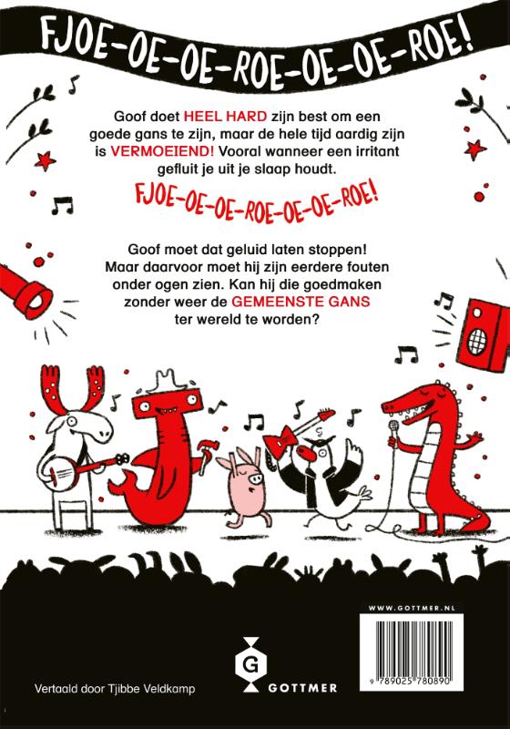 Achterkant van Goof begint een band