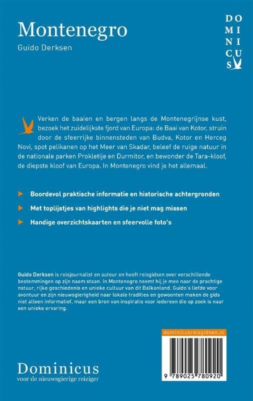 Achterkant van Montenegro