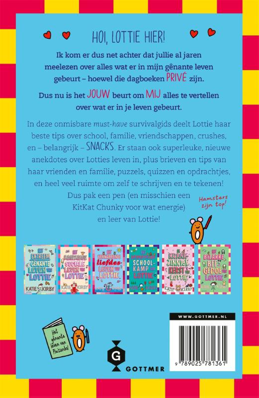 Achterkant van De compleet onmisbare survivalgids van Lottie