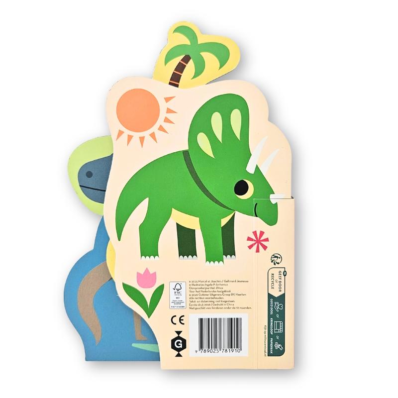 Achterkant van Dino's