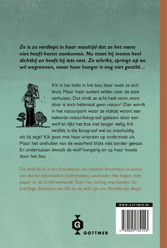 Achterkant van De wolf en ik