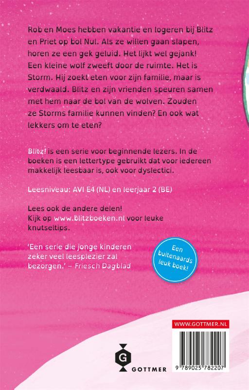 Achterkant van Een dapper wolfje
