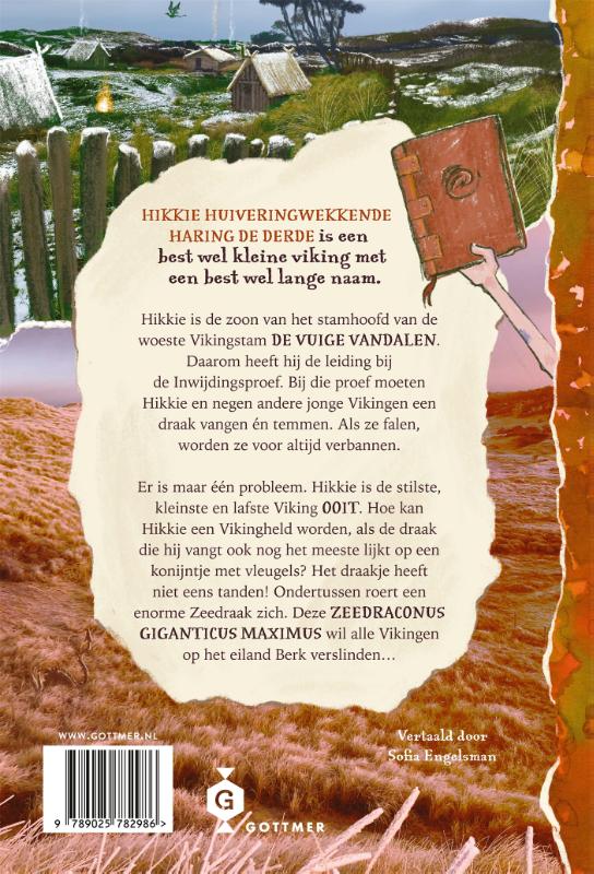Achterkant van Hoe tem je een draak?