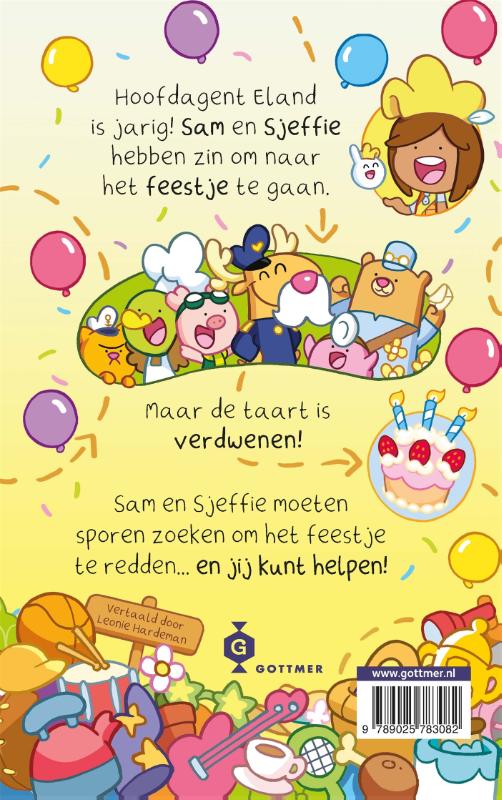 Achterkant van Het geheim van het gebakje!