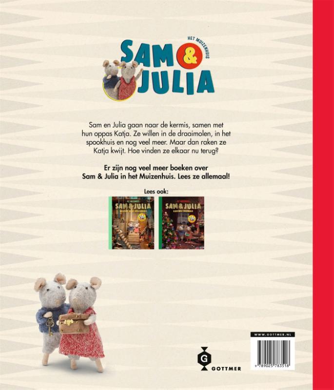 Achterkant van Sam & Julia gaan naar de kermis