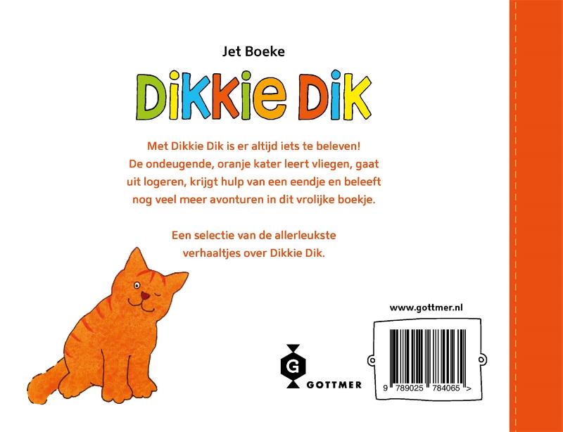 Achterkant van Dikkie Dik