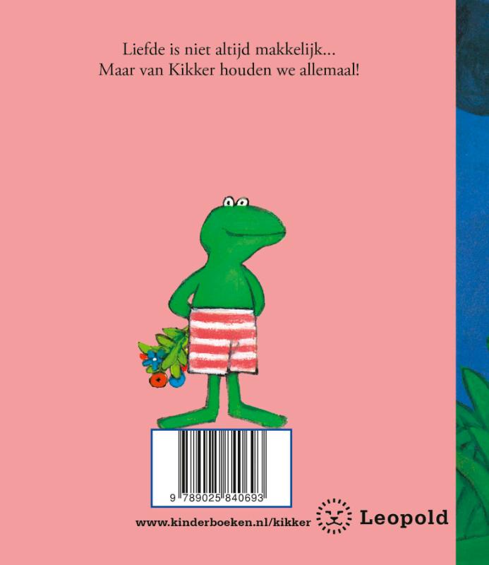 Achterkant van Kikker is verliefd