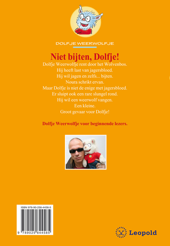Achterkant van Niet bijten, Dolfje!