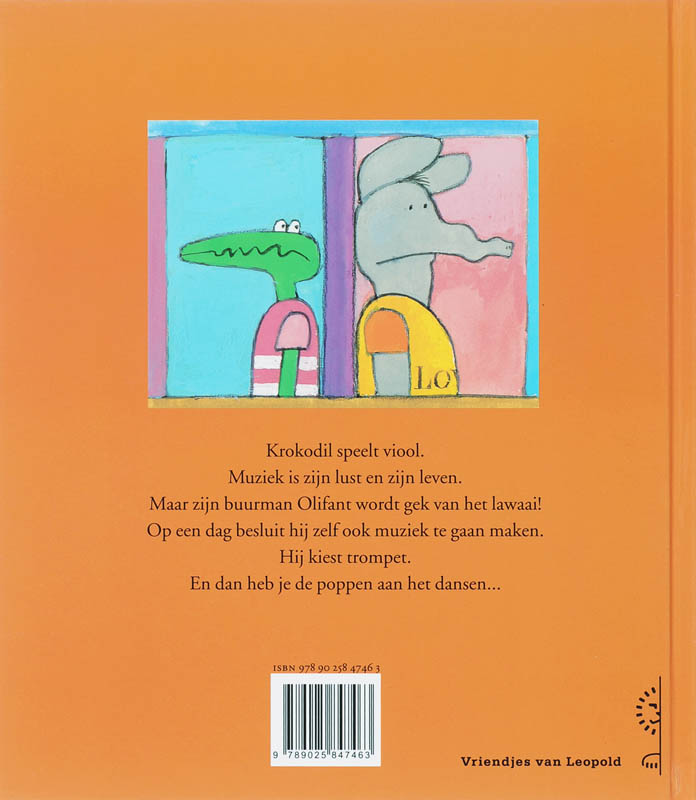 Achterkant van Trompet voor olifant