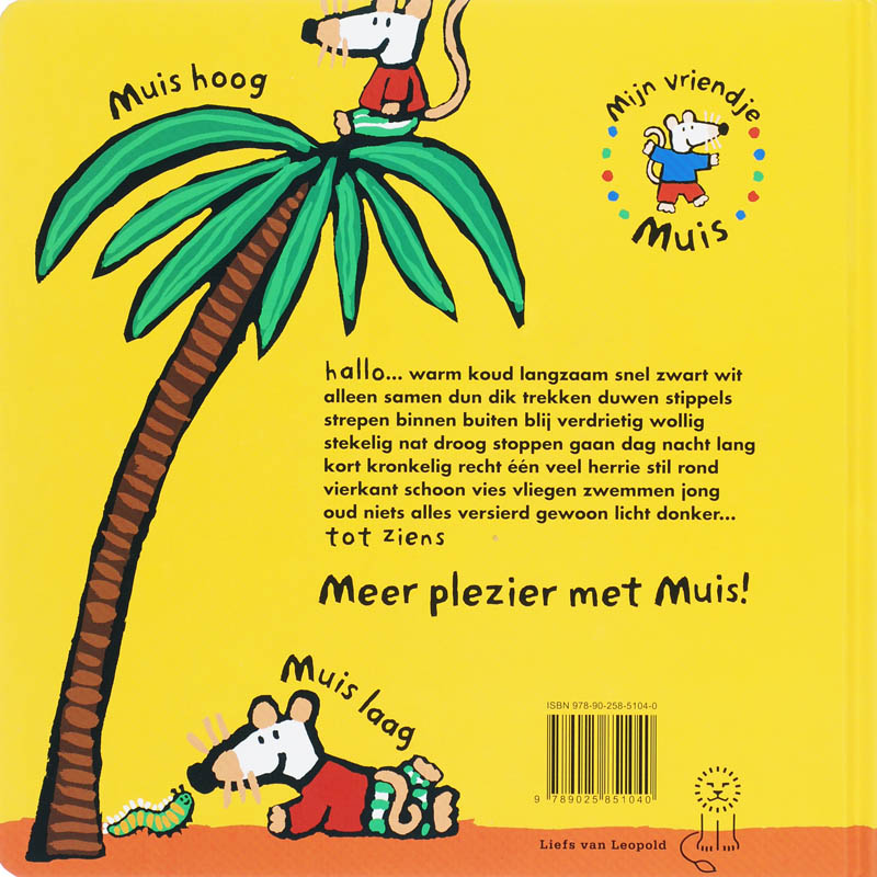 Achterkant van Muis groot, Muis klein