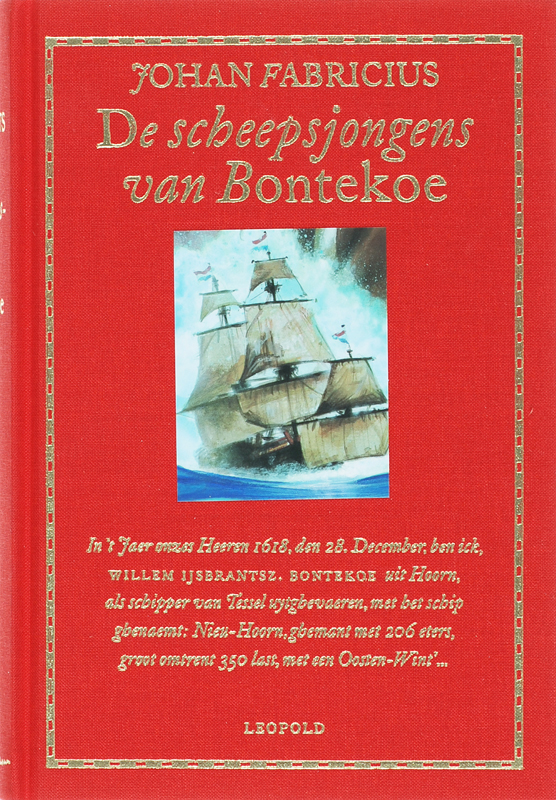 Achterkant van De scheepsjongens van Bontekoe