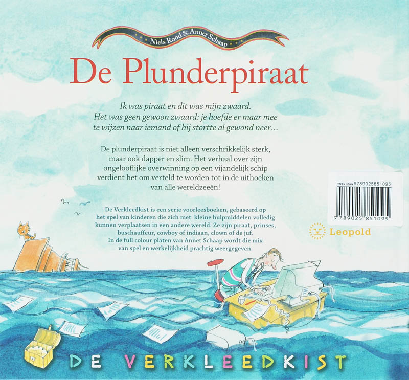 Achterkant van De Plunderpiraat