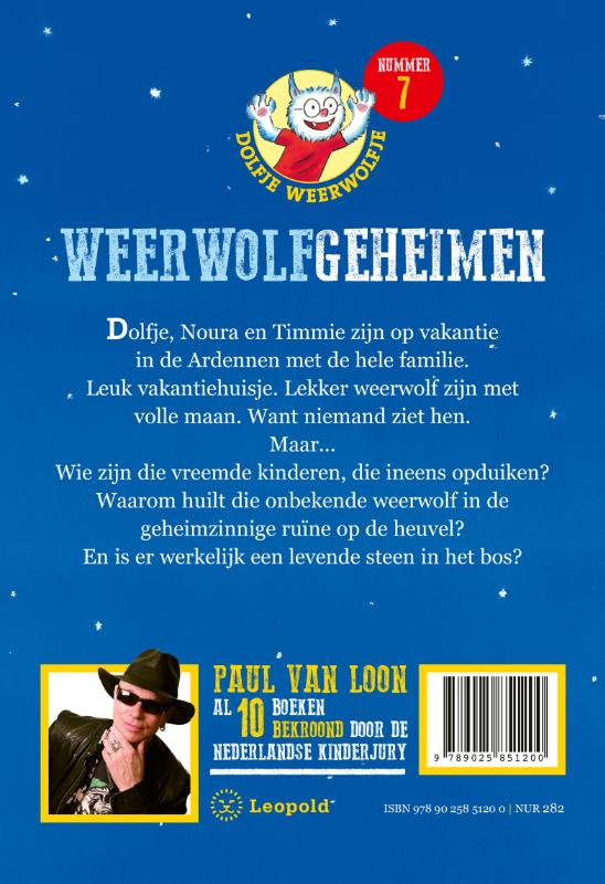 Achterkant van Weerwolfgeheimen